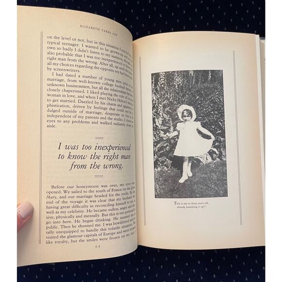 Elizabeth Taylor Hardcover Book Elizabeth Takes Off - Picture 3 of 6